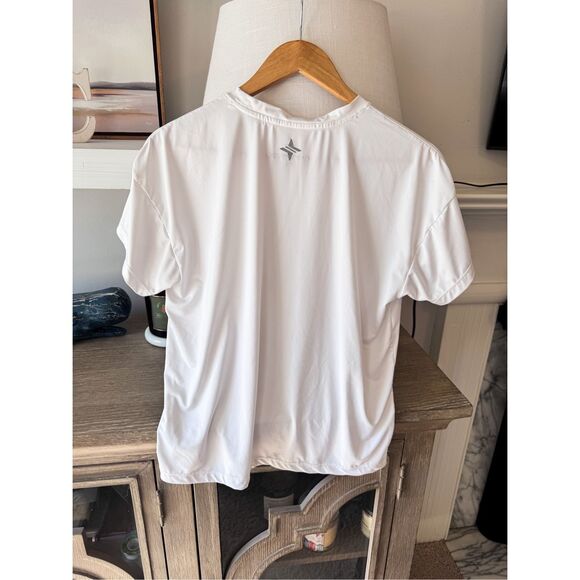Tuckernuck White Short Sleeve Sport Performance Tee Size Small - Picture 4 of 8